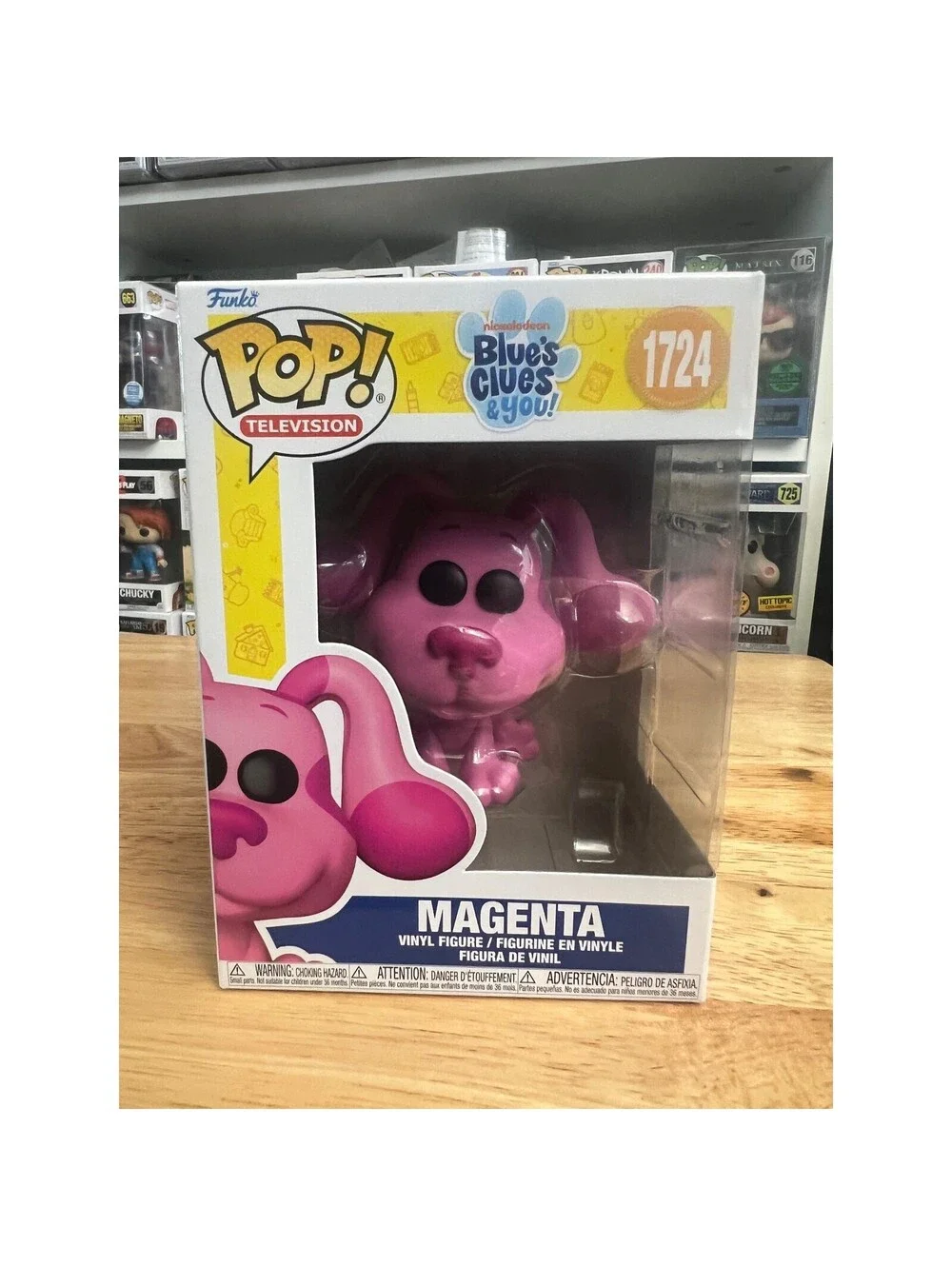 Magenta Blue's Clues Funko Pop #1724 Nickelodeon Nick Jr. TV Junior Dogs Shows